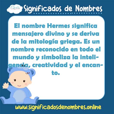 Nombre Hermes: Origen y significado d